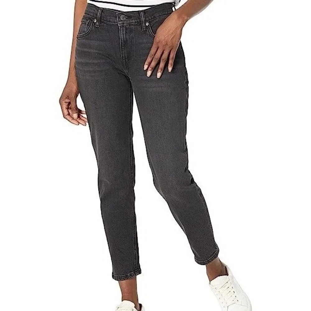 Lauren Ralph Lauren Women's 10 Gray Slim Straight Leg Jeans  Stretch